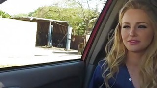 Lovely blonde teen Staci Carr gets pounded on the road